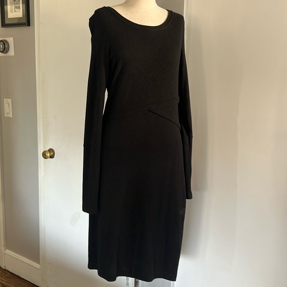 Express Dresses & Skirts - Sweater dress with cross front detail,  Black long sleeve, from Express